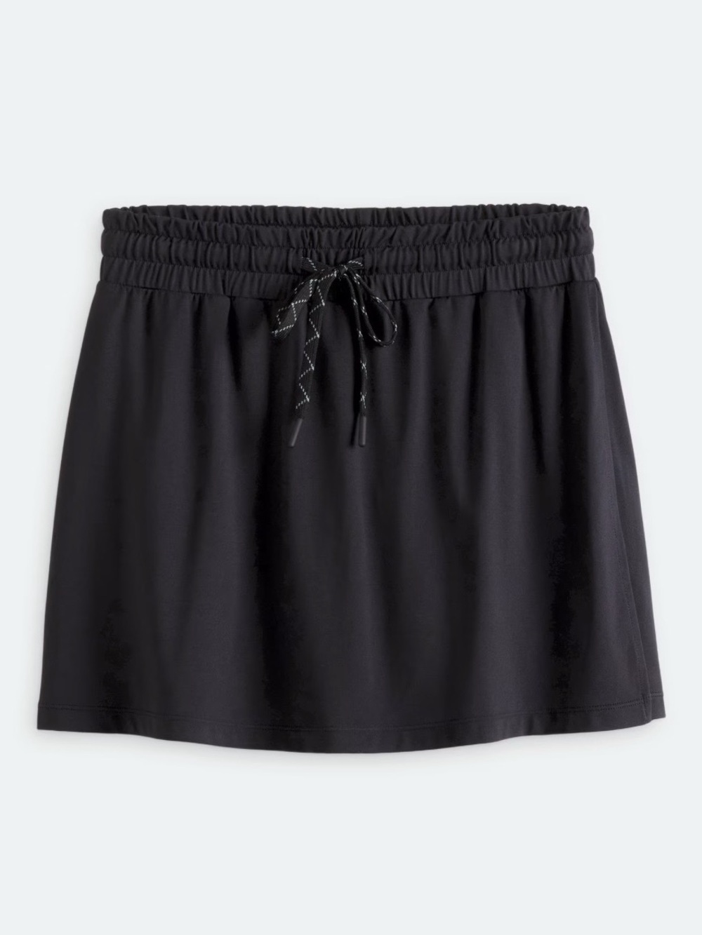 WE WANDER WeFlex Split Skort Black Athletic Skirt with Built-In Shorts Women’s